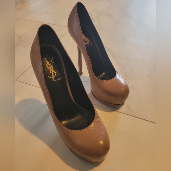 Saint Laurent Platform Pumps - Picture 2 of 7